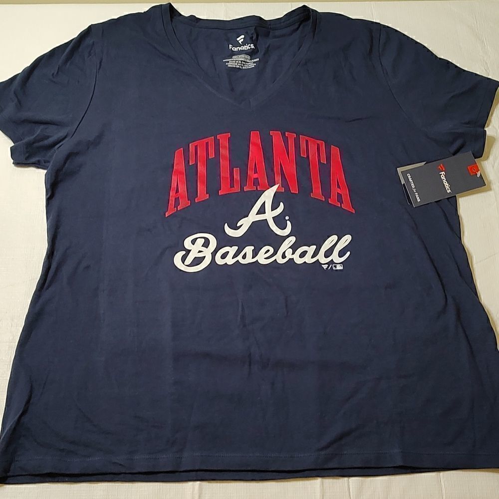 NWT Atlanta Braves Women's Shirt Size XXL